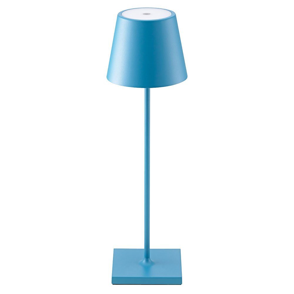 Blau LED-Leuchtmittel Touchdimmer dimmbar LED fest Außenleuchte Tischleuchte verbaut, Tischlampe Außen-Tischleuchte, Akku etc-shop