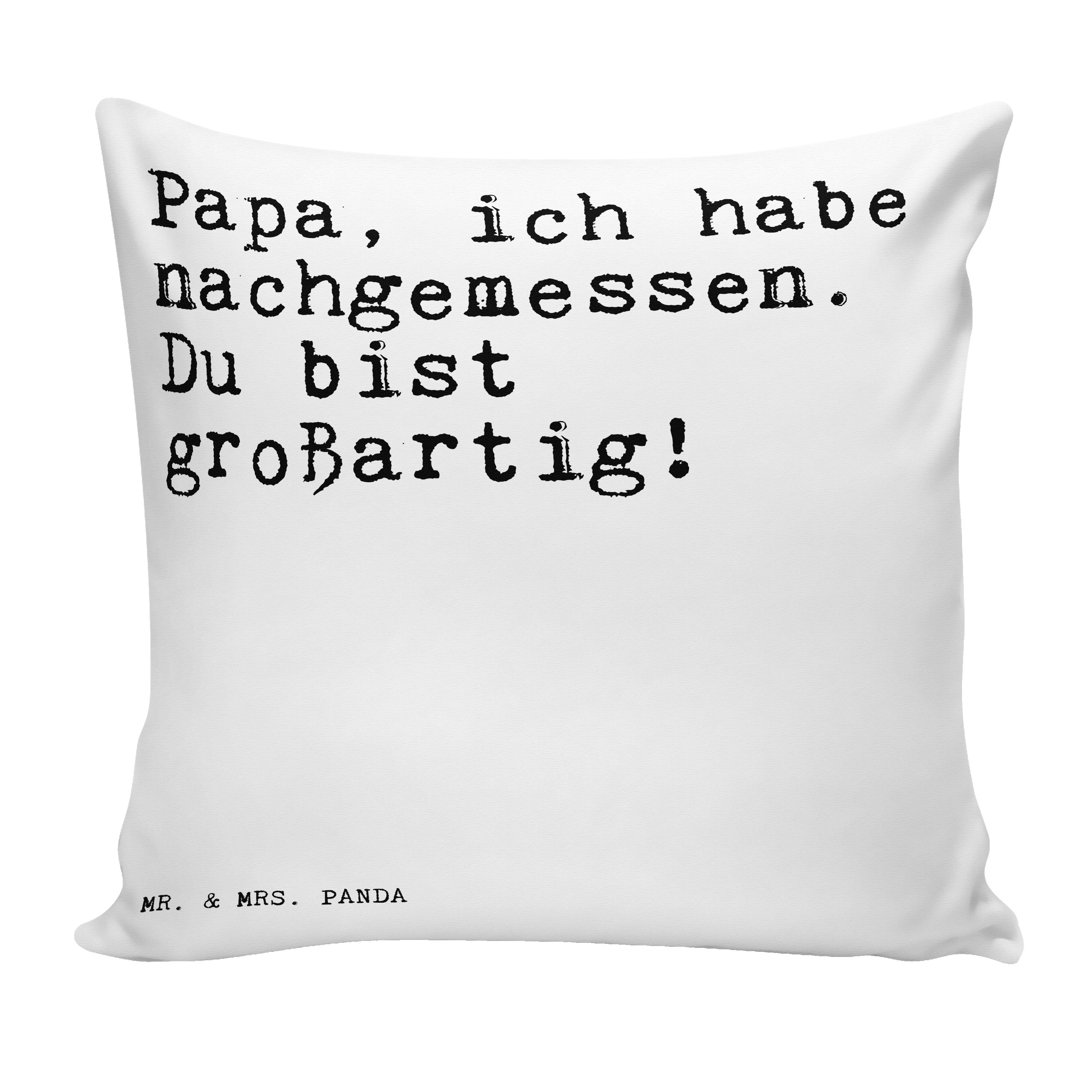 Mr. & Mrs. Panda Dekokissen »Papa, ich habe nachgemessen.... Weiß