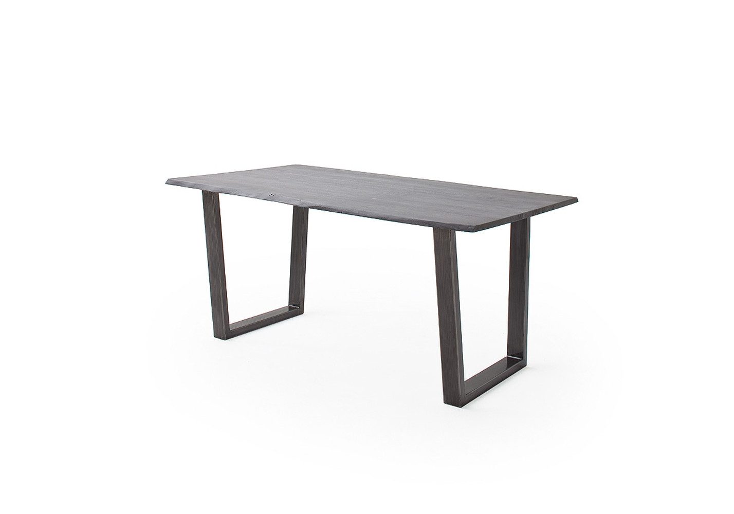 freiraum Baumkantentisch Calabria, in Akazie grau / antik - 180x76,5x90 (BxHxT)