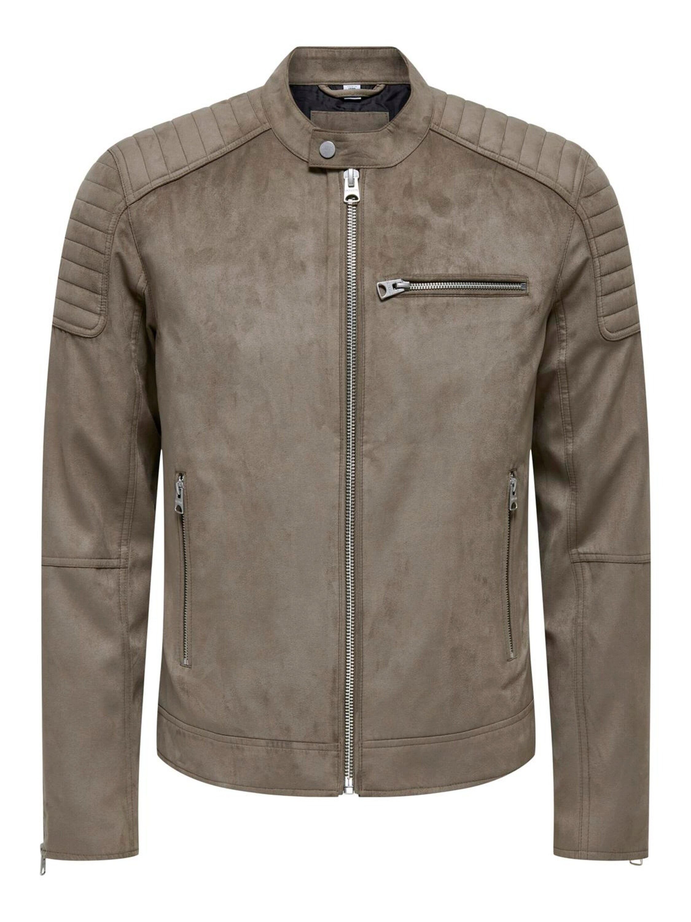 ONLY & SONS Lederimitatjacke "ONSGUS FAUX SUEDE RACER JACKET OTW NOOS", ohn günstig online kaufen