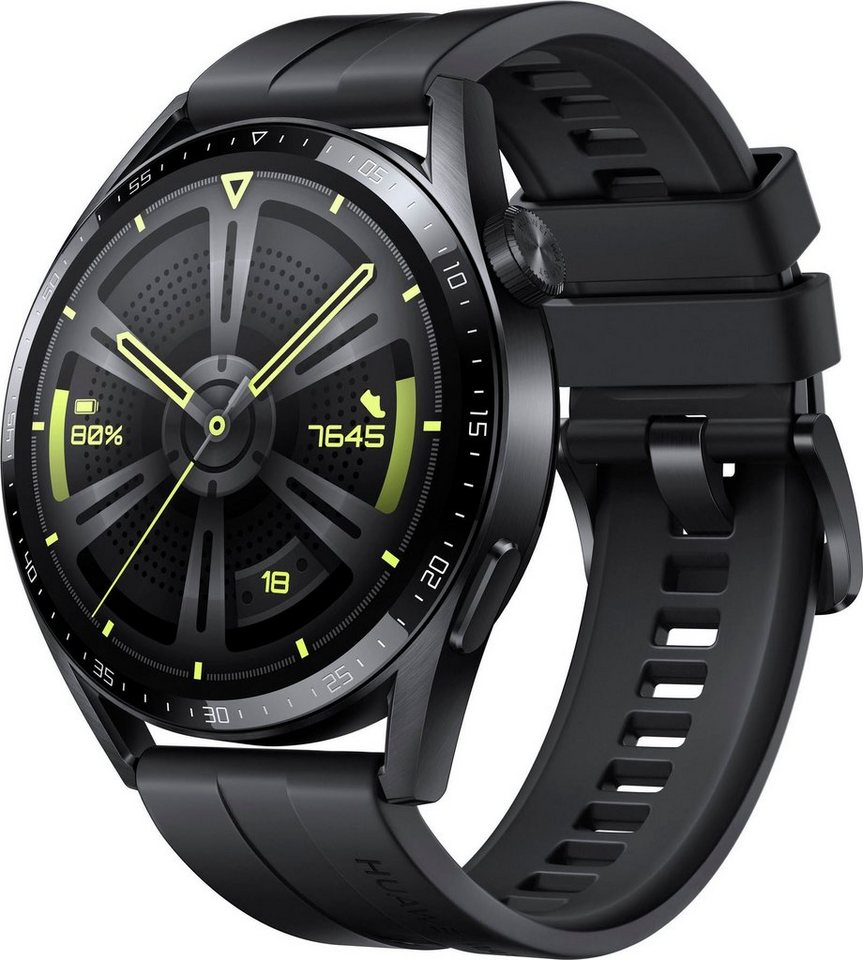 Huawei WATCH GT3 46mm Smartwatch (3,63 cm/1,43 Zoll, Huawei Lite OS), 3  Jahre Herstellergarantie, 3,63 cm / 1,43\
