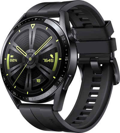 Huawei WATCH GT 3 46 mm Smartwatch (3,63 cm/1,43 Zoll, Huawei Lite OS), 3 Jahre Herstellergarantie