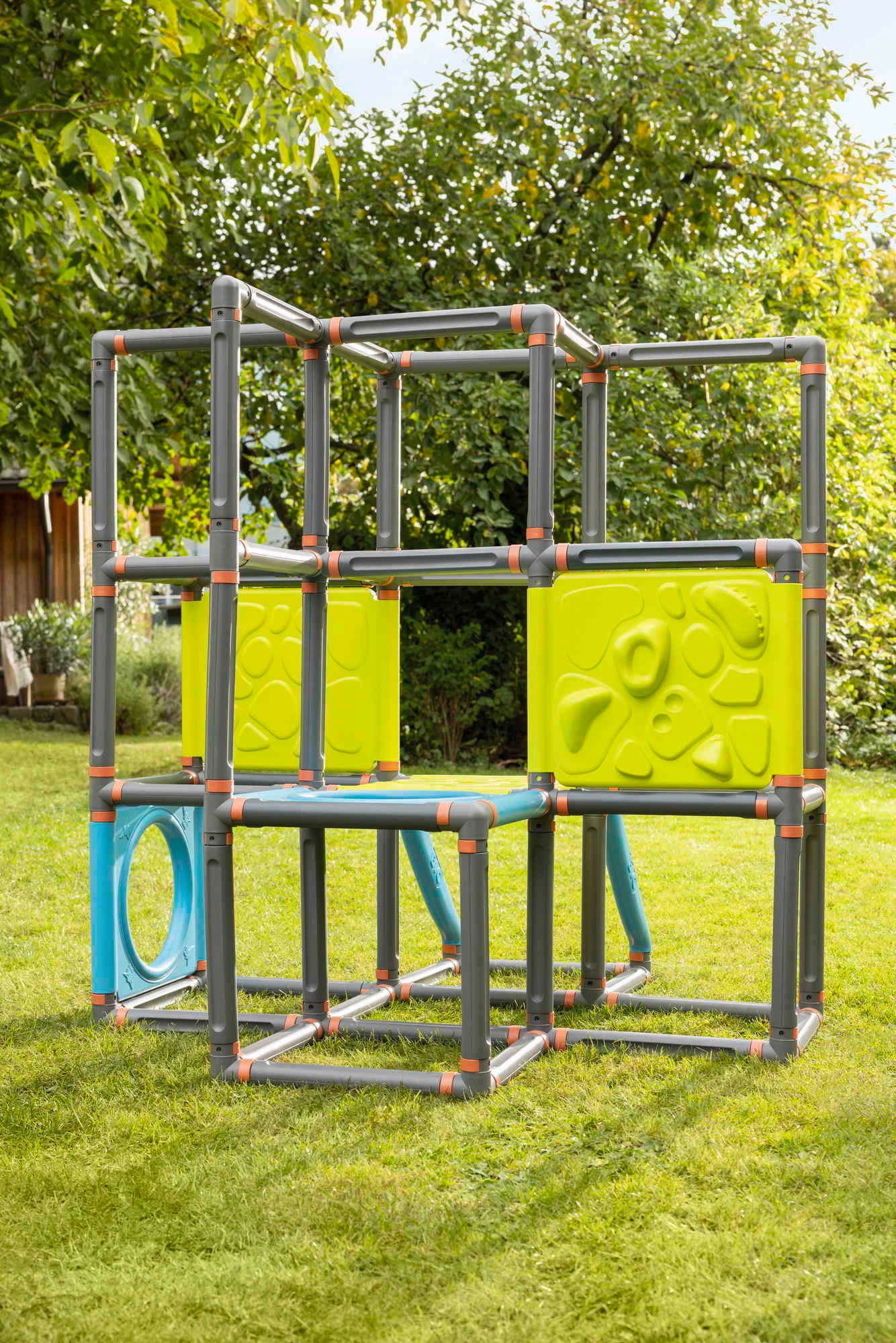 BIG Klettergerüst BIG Outdoor Spielzeug Klettergerüst Kraxxl The Frame 246 Teile 8000557