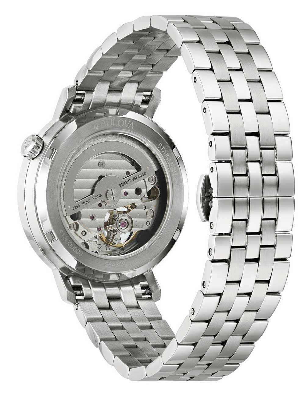 Bulova Automatikuhr Bulova 96A319 Herrenuhr Aerojet Automatik 38mm 3ATM Bulova 96A319 Herrenuhr Aerojet Automatik 38mm 3ATM