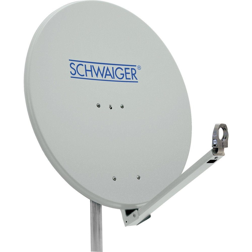 Schwaiger SPI710.0 Aluminium - Hellgrau Satellitenschüssel 75 cm SAT-Antenne