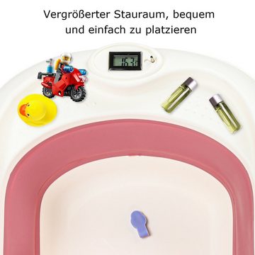 Clanmacy Babybadewanne Babywanne Baby Badewanne Kinder Babybadewanne Faltbare Babywannen