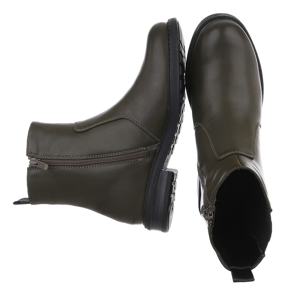 Ital-Design Vielseitige Damen Stiefel mit elastischen Einsätzen Stiefelette günstig online kaufen