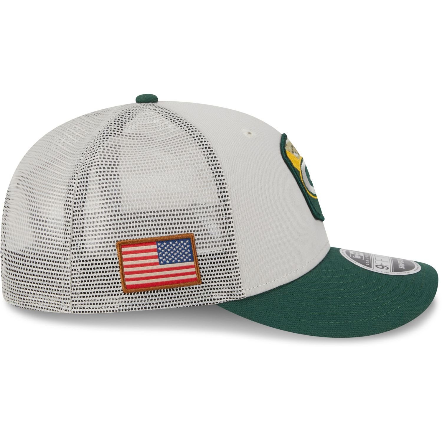 NFL Bay Snap Service Green Low 9Fifty Packers Cap New to Snapback Profile Era Salute