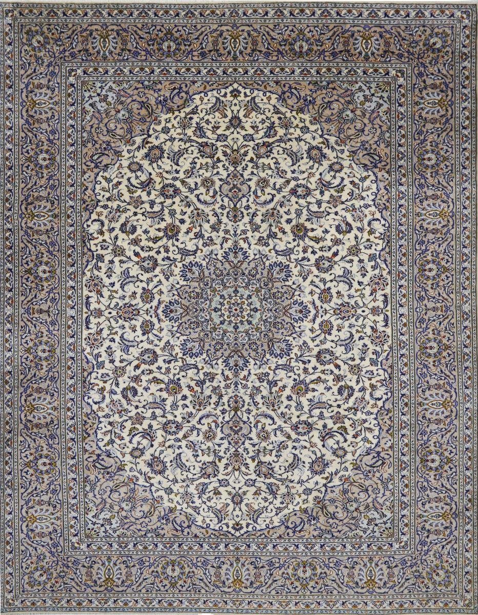 Orientteppich Keshan 309x394 Handgeknüpfter Orientteppich / Perserteppich, Nain Trading, rechteckig, Höhe: 12 mm