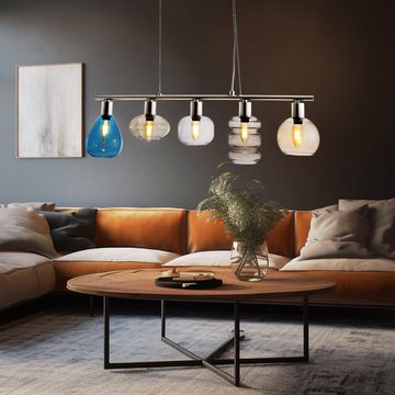 etc-shop Pendelleuchte, Leuchtmittel nicht inklusive, Decken Pendel Lampe Design Wohn Ess Zimmer Beleuchtung