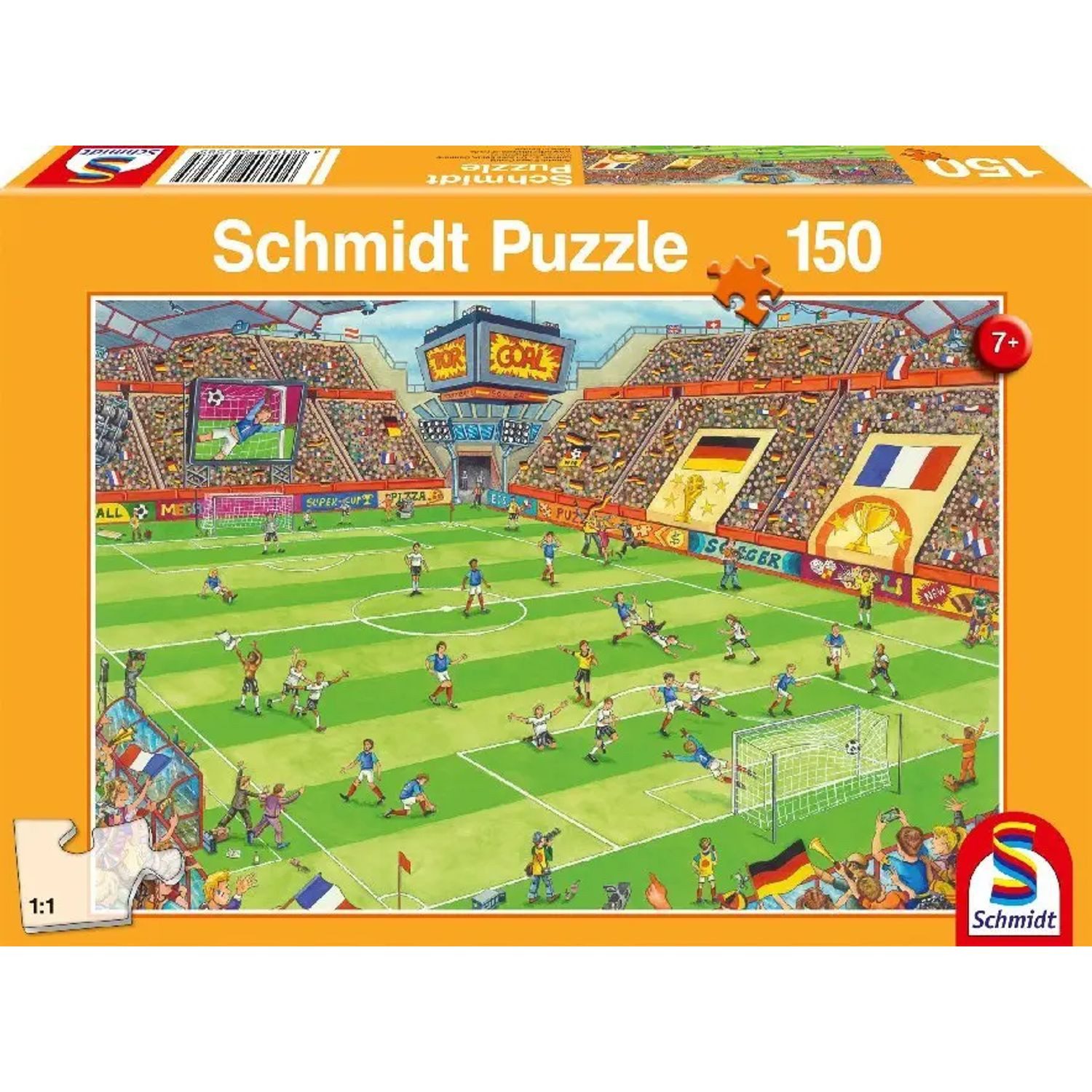 Schmidt Spiele Puzzle Finale im Fußballstadion (Kinderpuzzle), 199 Puzzleteile