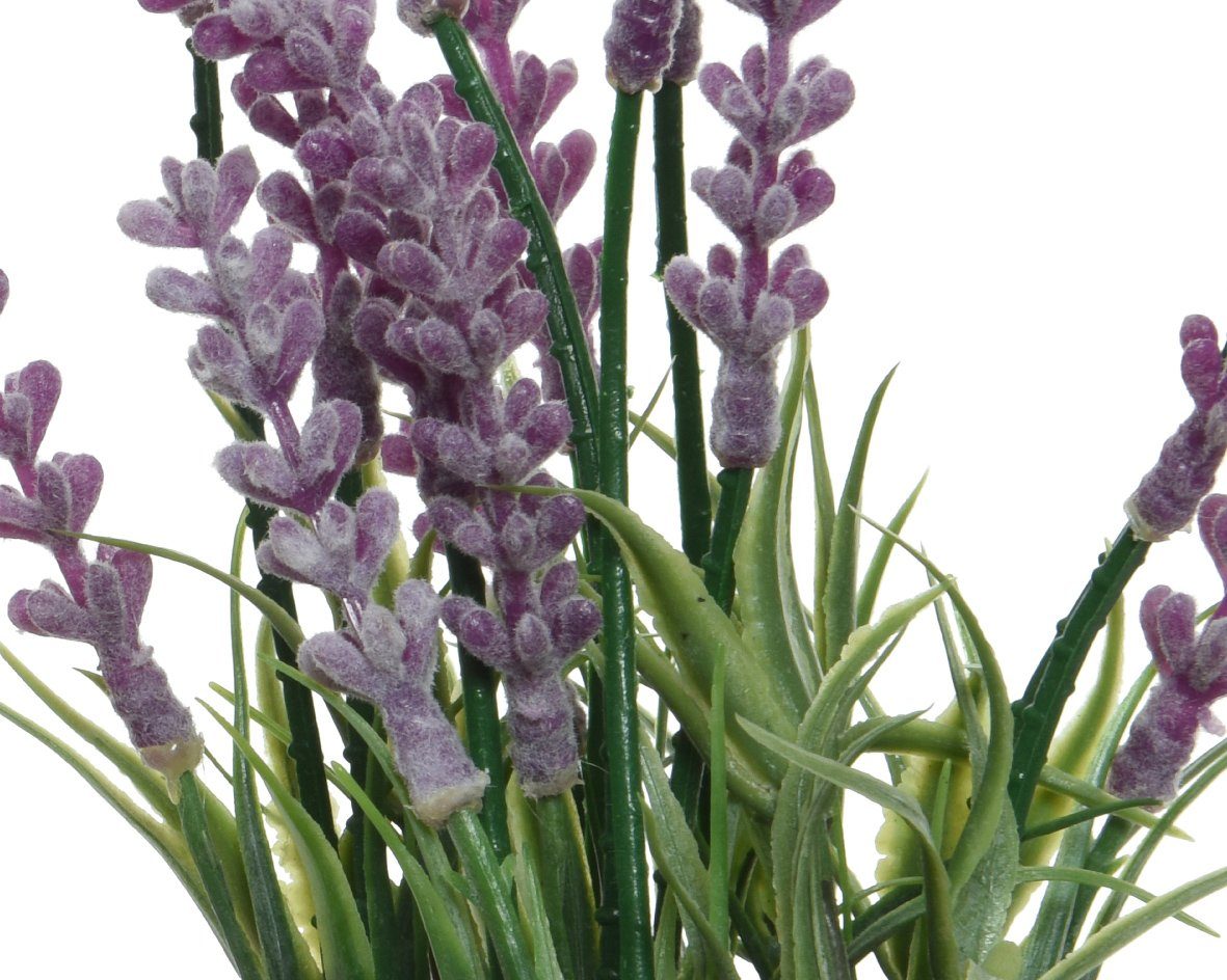Stück 1 decorations, Decoris lila Kunstblumen im season Lavendel sortiert violett 18cm Topf Kunstblume, /