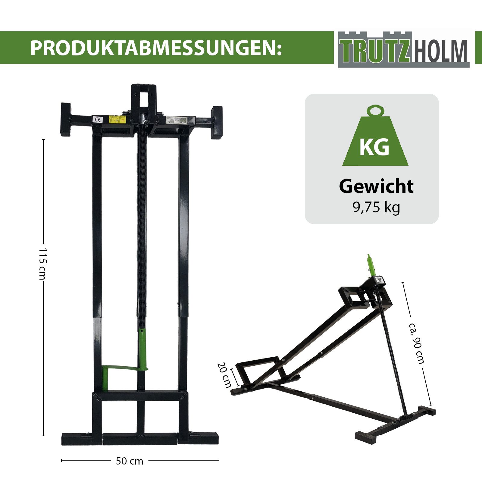 TRUTZHOLM Rasentraktor Rasentraktorheber 115 x 50 günstig online kaufen
