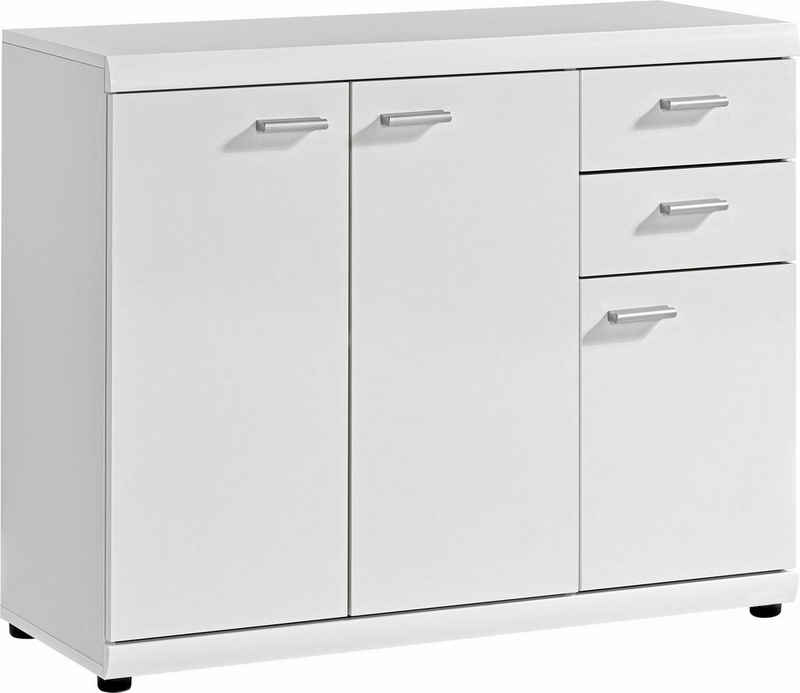 Procontour Sideboard Sun, Breite 90 cm mit 3 Türen und 2 Schubkästen