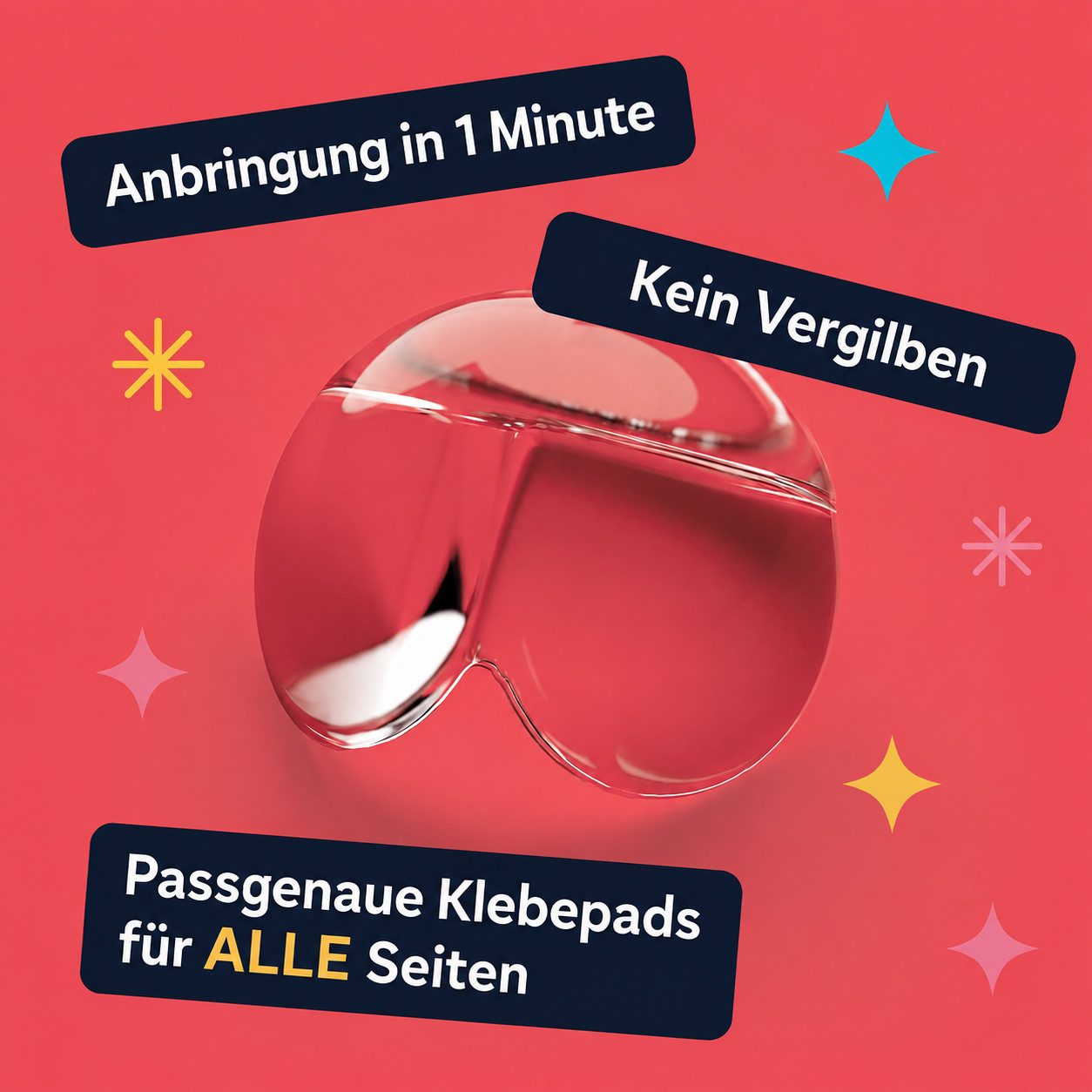 AIMAX Kindersicherung Eckenschutz 24 Stück transparent selbstklebend für Tisch und Möbel, Kantenschutz für Ecken an Holz Glas Metall Schrank und Arbeitsplatte – Bild 3 von 5