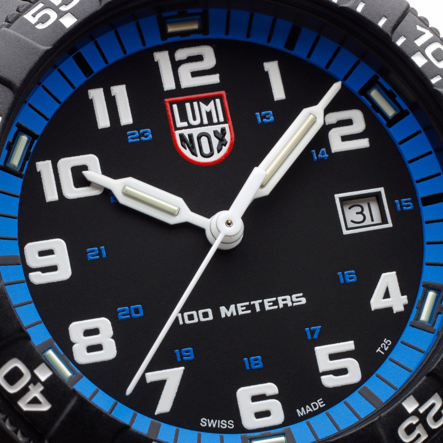 Leatherback Sea Quarzuhr Schwarz/Blau Giant Luminox Turtle