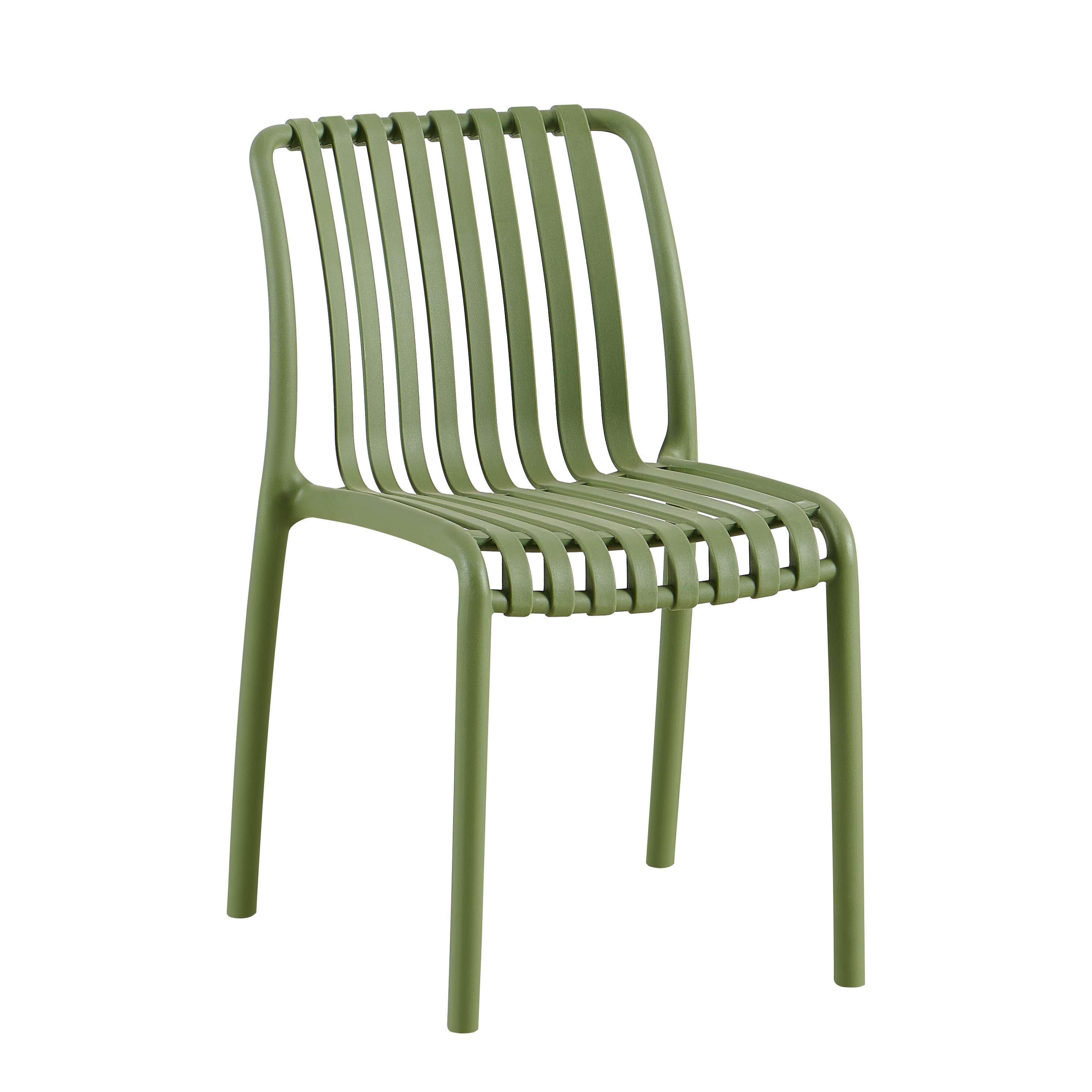 BIG Möbel Gartenstuhl Terrassenstuhl Bianca olive, günstig online kaufen