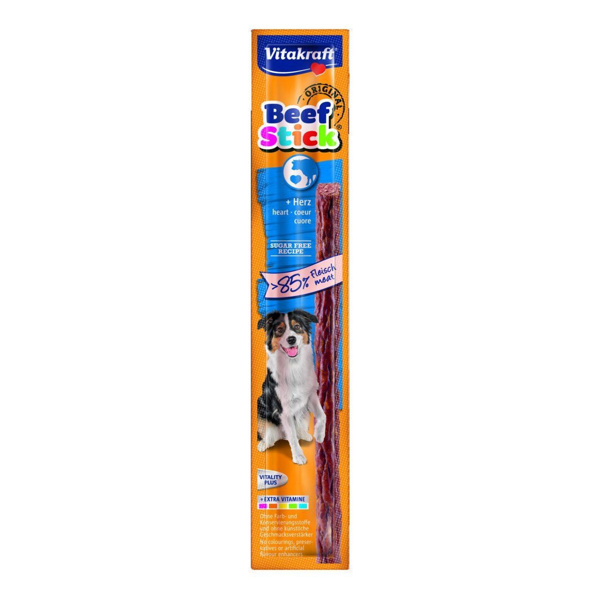 Vitakraft Beef Stick Original Herz, 50 x 12g, Snack für: Hunde