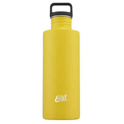Esbit Trinkflasche SCULPTOR Edelstahl Trinkflasche, 1L, Sunshine Yellow