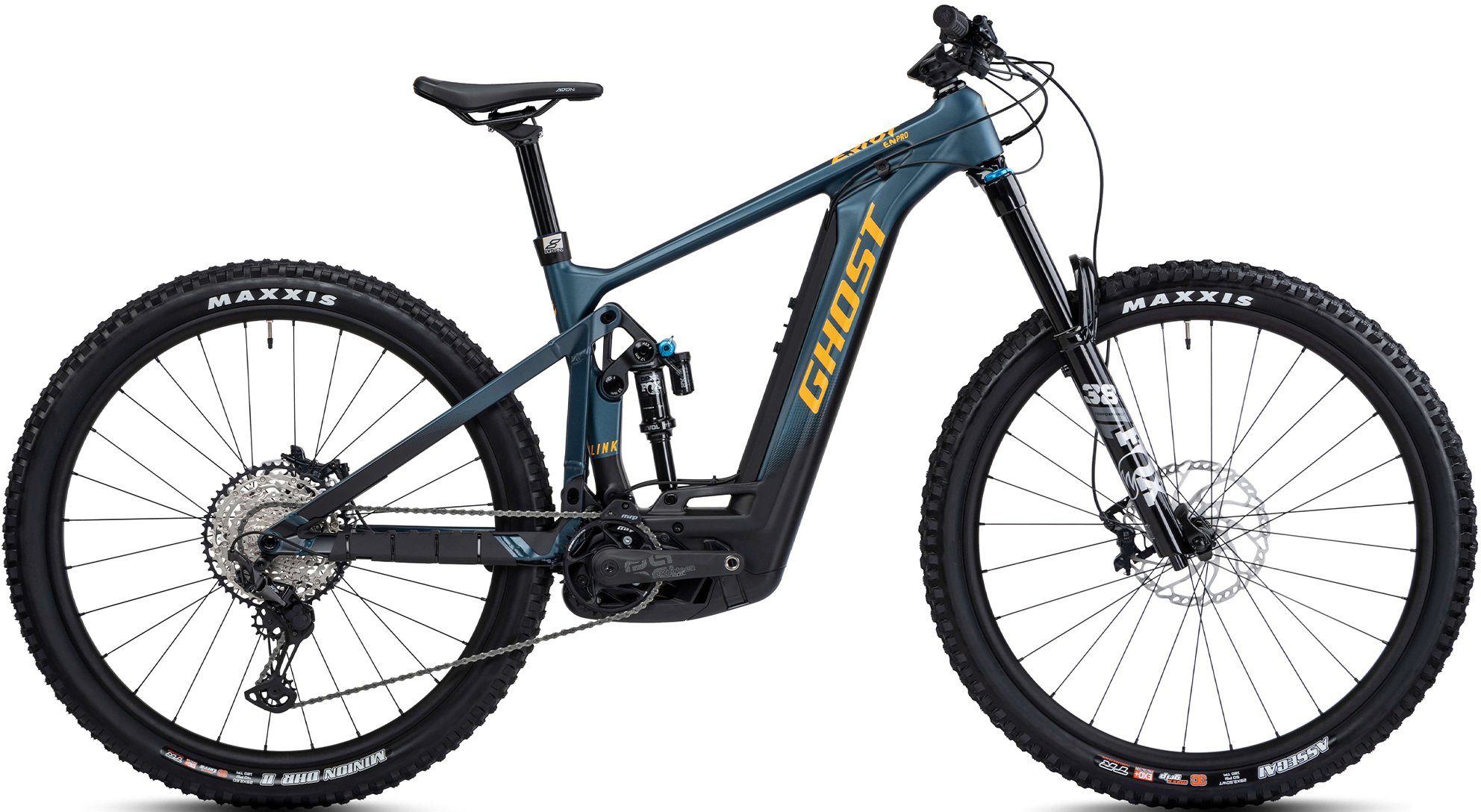 Ghost E-Bike E-Riot EN CF Pro, 12 Gang Shimano XT RD-M8100 Schaltwerk, Kettenschaltung, Mittelmotor, 750 Wh Akku