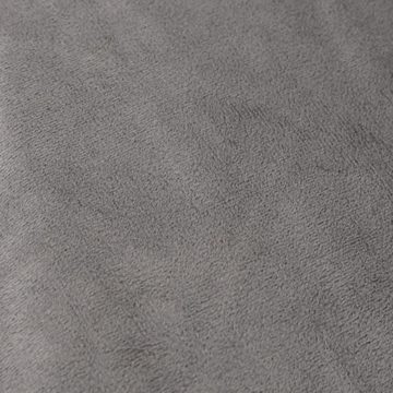 Einziehdecke, Gewichtsdecke mit Bezug Grau 135x200 cm 10 kg Stoff Bettdecke, vidaXL