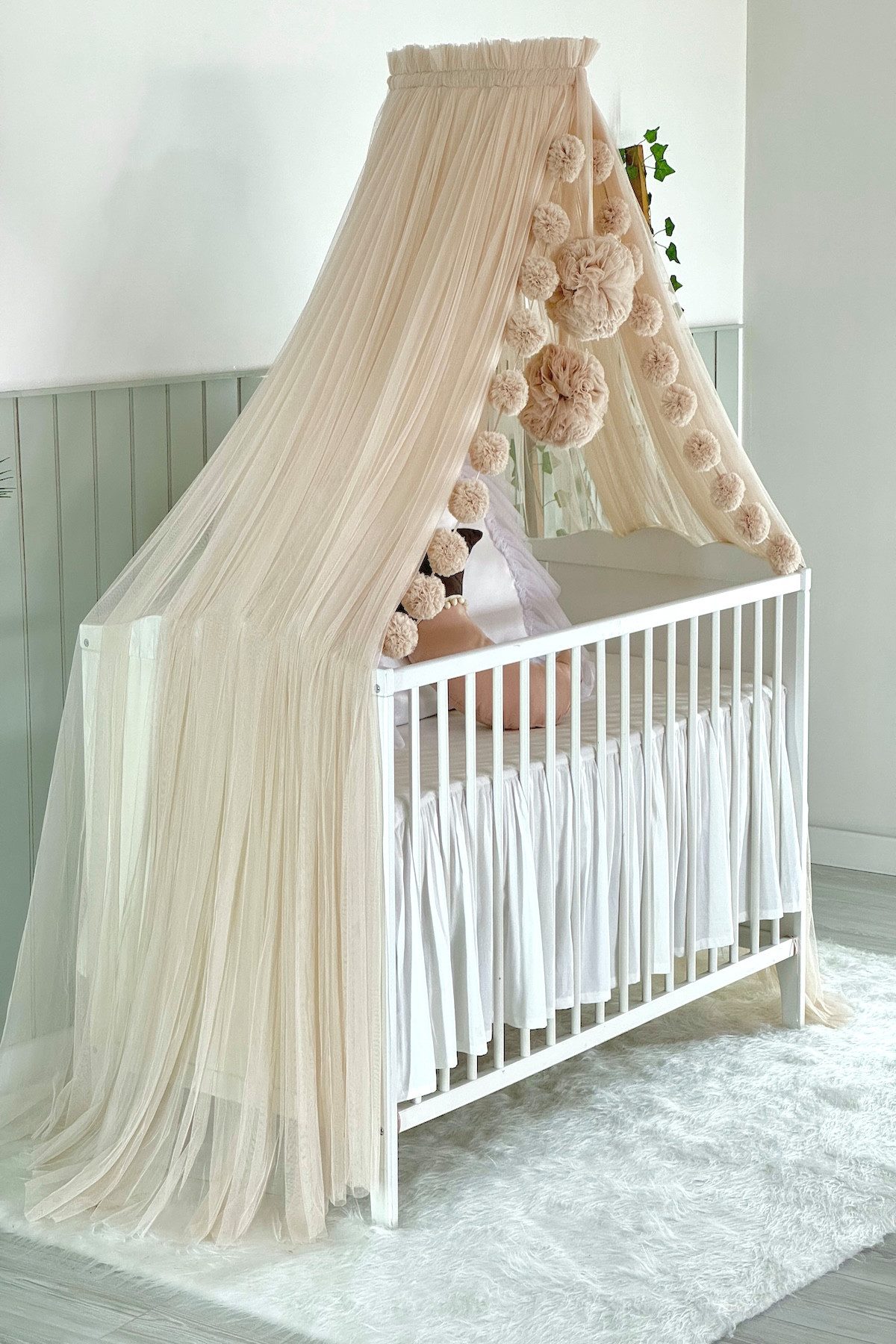 Baby Fancyroom Betthimmel Betthimmel aus 12 Meter Tüll aus 1. Klasse für Ki günstig online kaufen