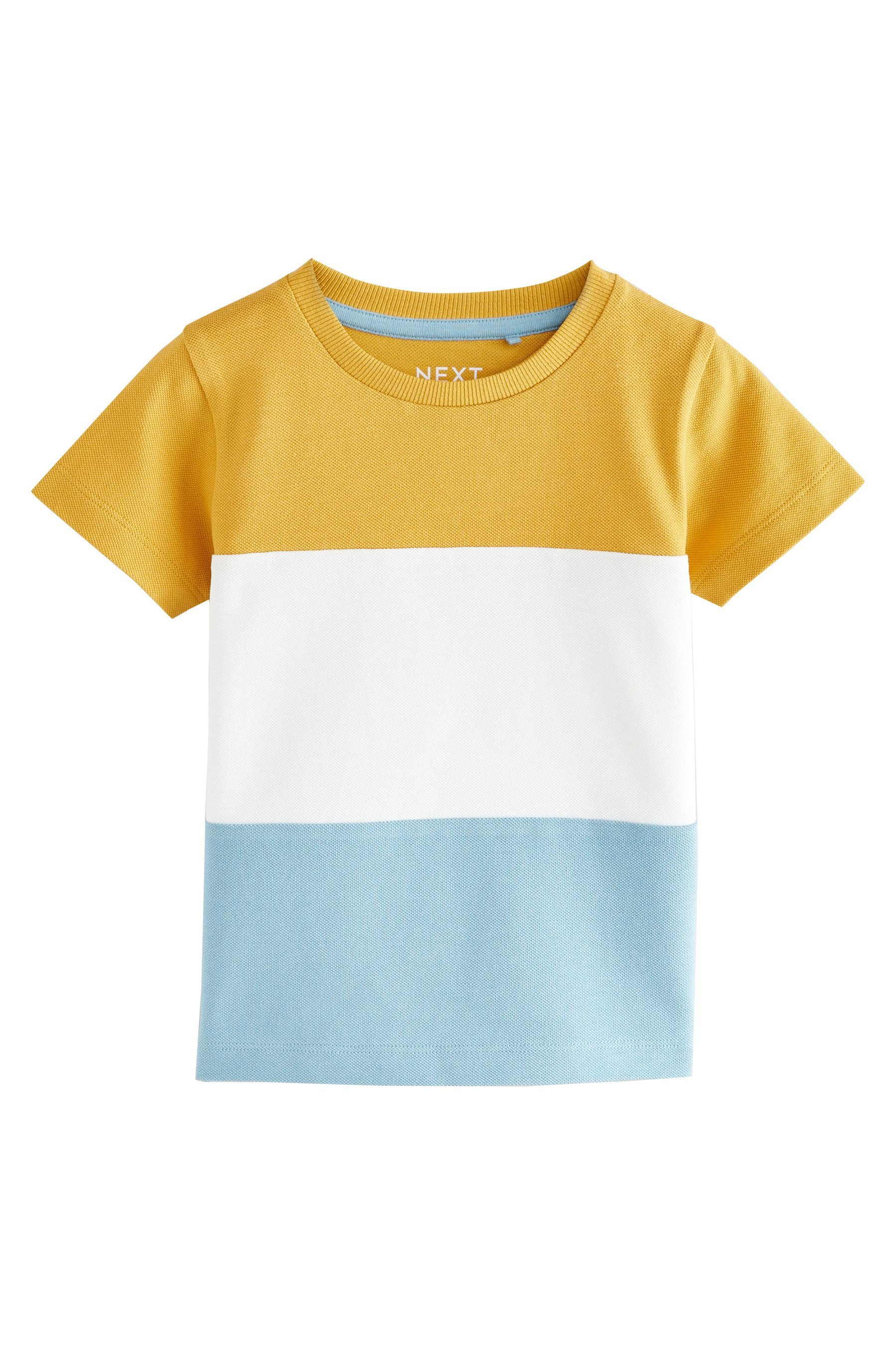 Next T-Shirt T-Shirt in Colourblock-Optik (1-tlg) günstig online kaufen