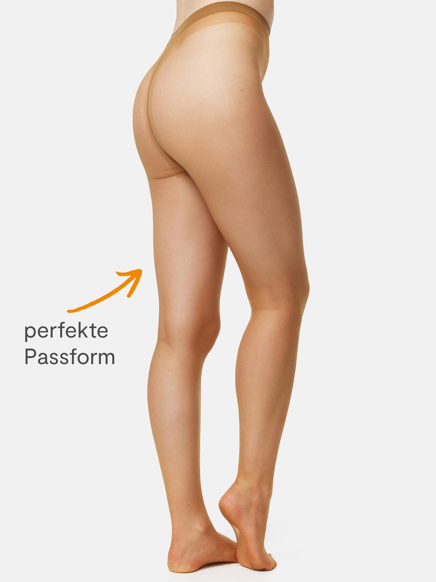Nur Die Feinstrumpfhose Transparent 15 DEN Damen (1er/3er/6er/9er Pack 1 St) nylon transparent Fein-strumpfhose durchsichtig frauen multi-pack