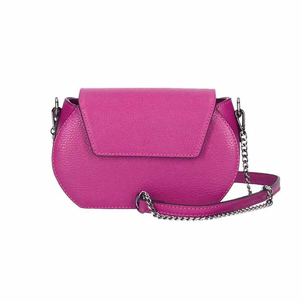 Schultertasche Made in Italy Damen Leder Tasche CrossOver