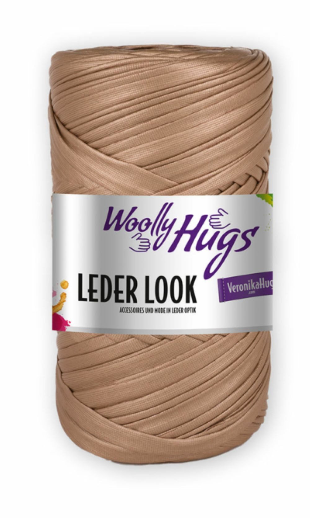 Woolly Hugs NEU!!! 200g Woolly Hugs "Leder Look" Effektgarn, 80,00 m, Lederoptik
