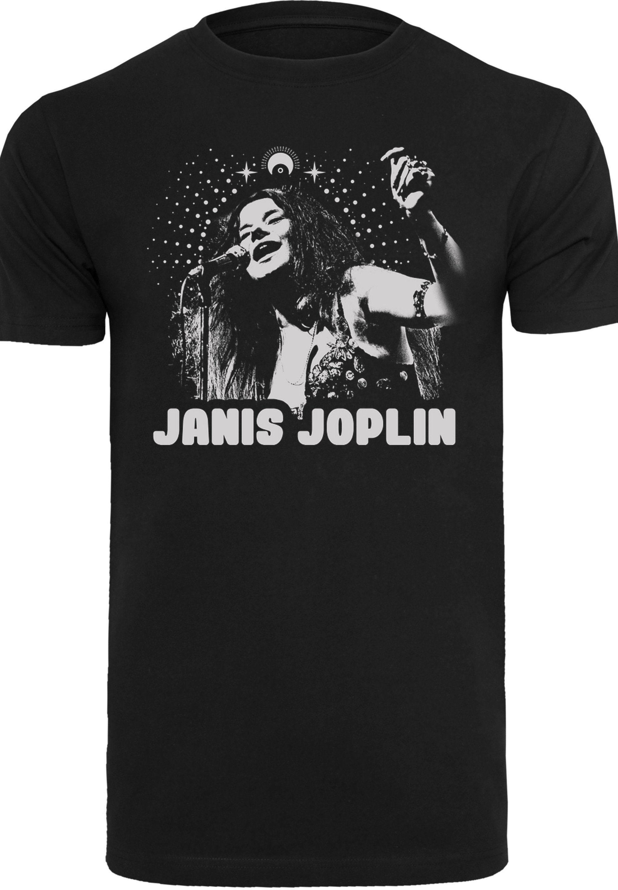 Herren Shirts F4NT4STIC T-Shirt Janis Joplin Spiritual Mono