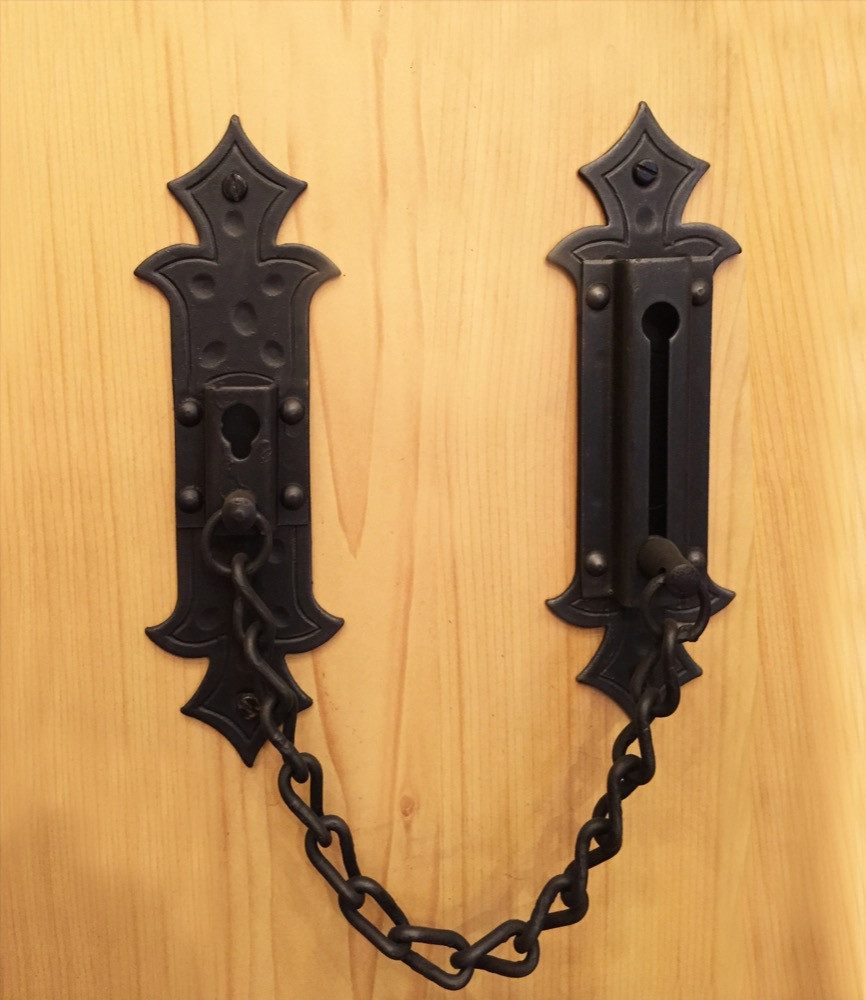 Antikas Türriegel Sicherheitskette Tür, Türkette Vorhänge- Kette Diebstahlsicherung