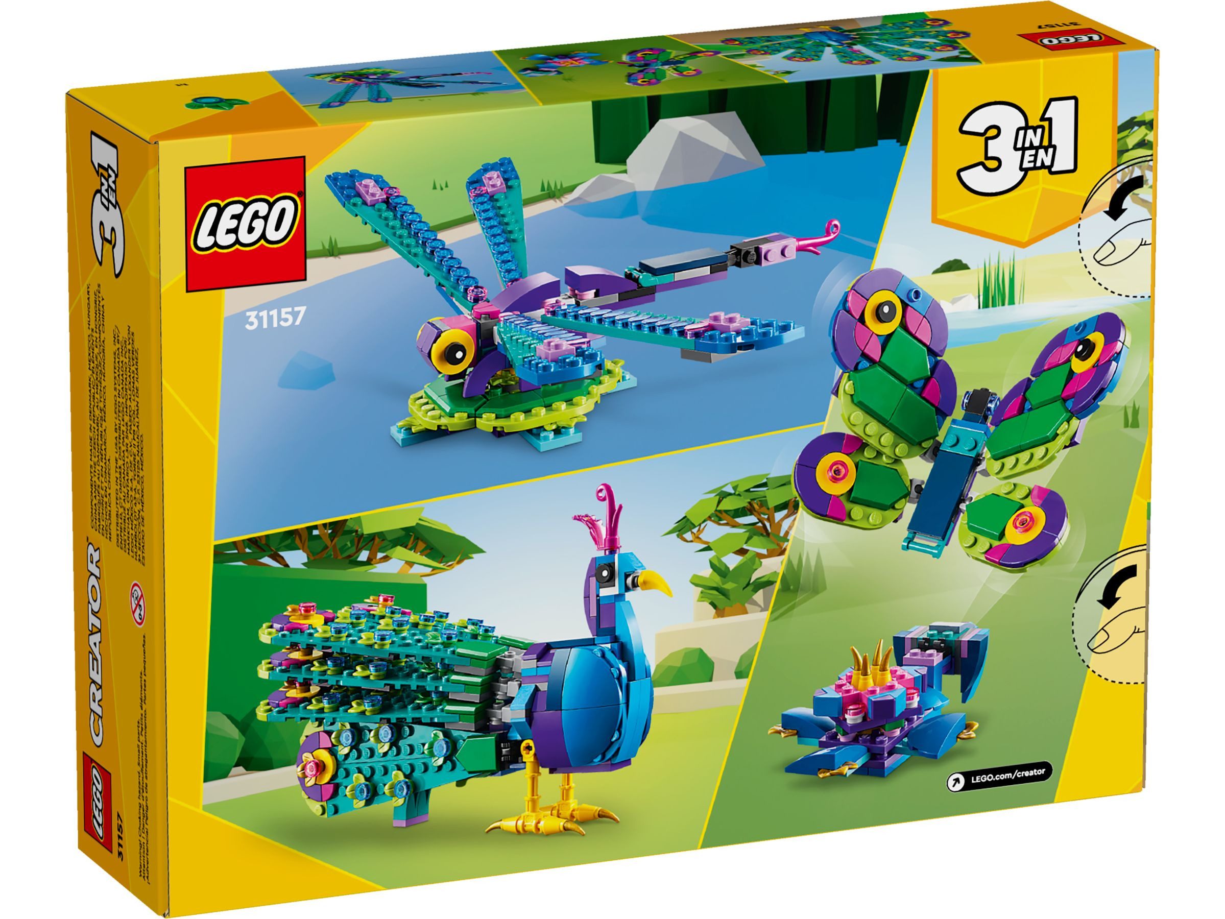 LEGO® LEGO® Creator 31157 Exotischer Pfau Konstruktionsspielsteine günstig online kaufen
