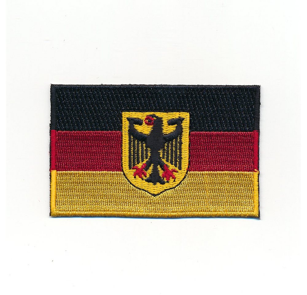 Thumbnail - hegibaer Aufnäher 4 Deutschland Flaggen Adler Berlin Patch Aufnäher Aufbügler Set 1245, (4-tlg., Größen ca. 30 x 20 mm -...