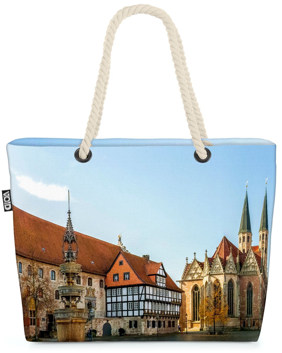 VOID Strandtasche (1-tlg), Braunschweig Braunschweiger Löwe Niedersachsen Burgplatz Herzog Anton