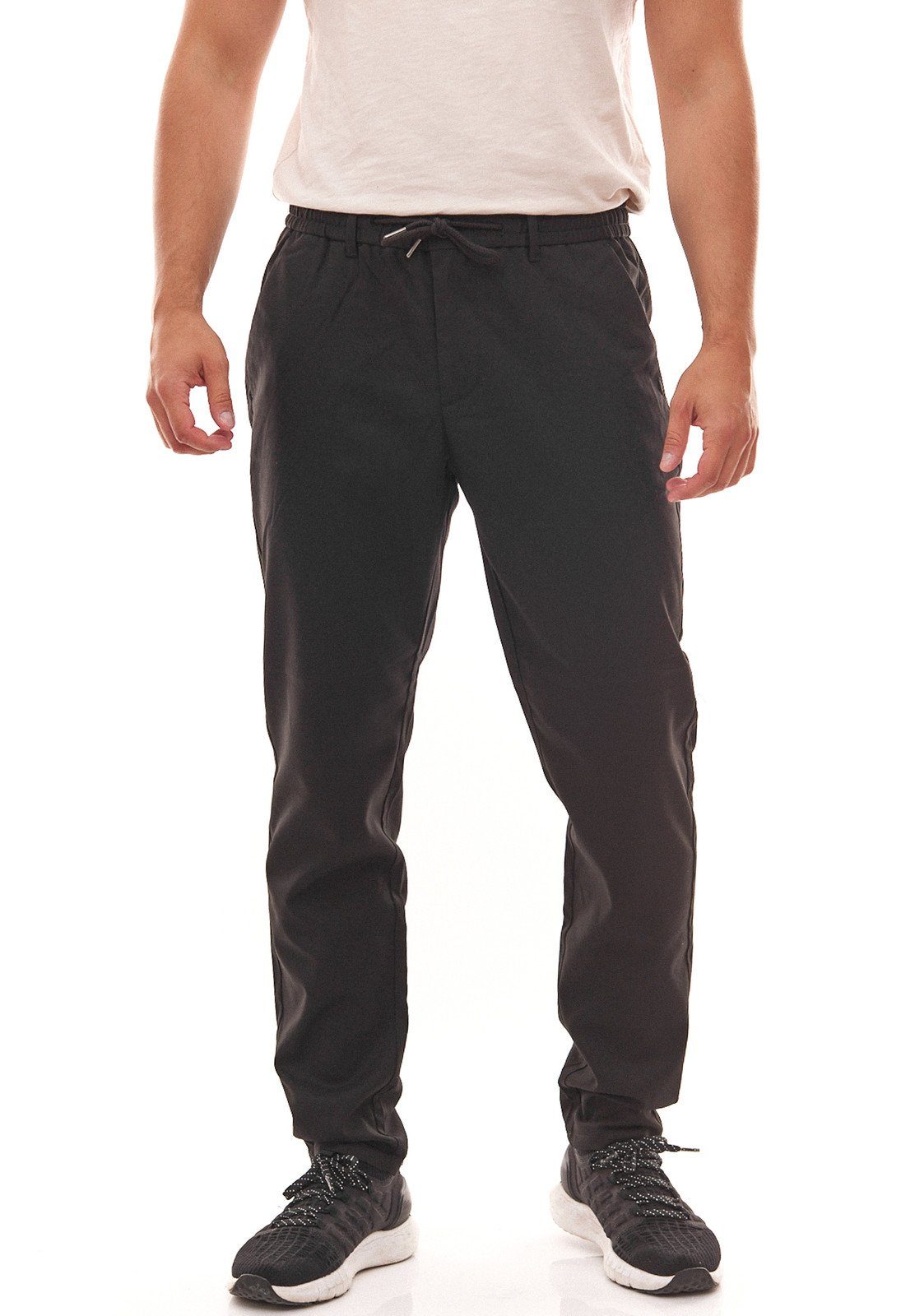 ONLY & SONS Stoffhose »ONLY & SONS Herren Stoff-Hose Chino-Hose Dion GW6910  Business-Hose Schwarz«