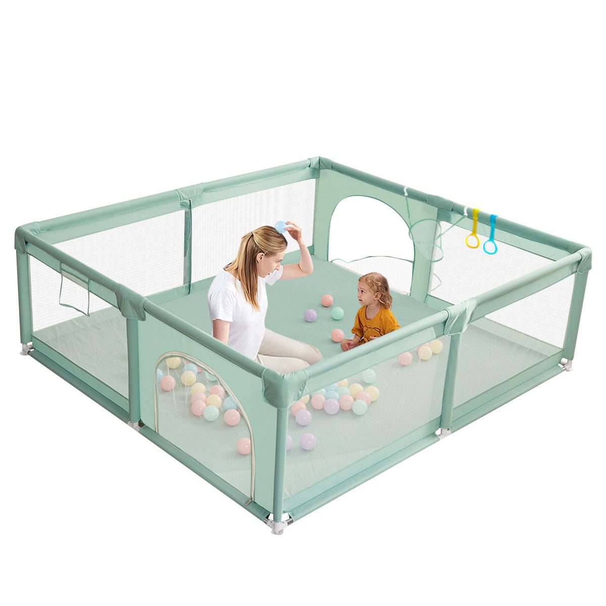 Comomy Laufgitter (Laufstall Baby Spielzaun 200x160cm), günstig online kaufen