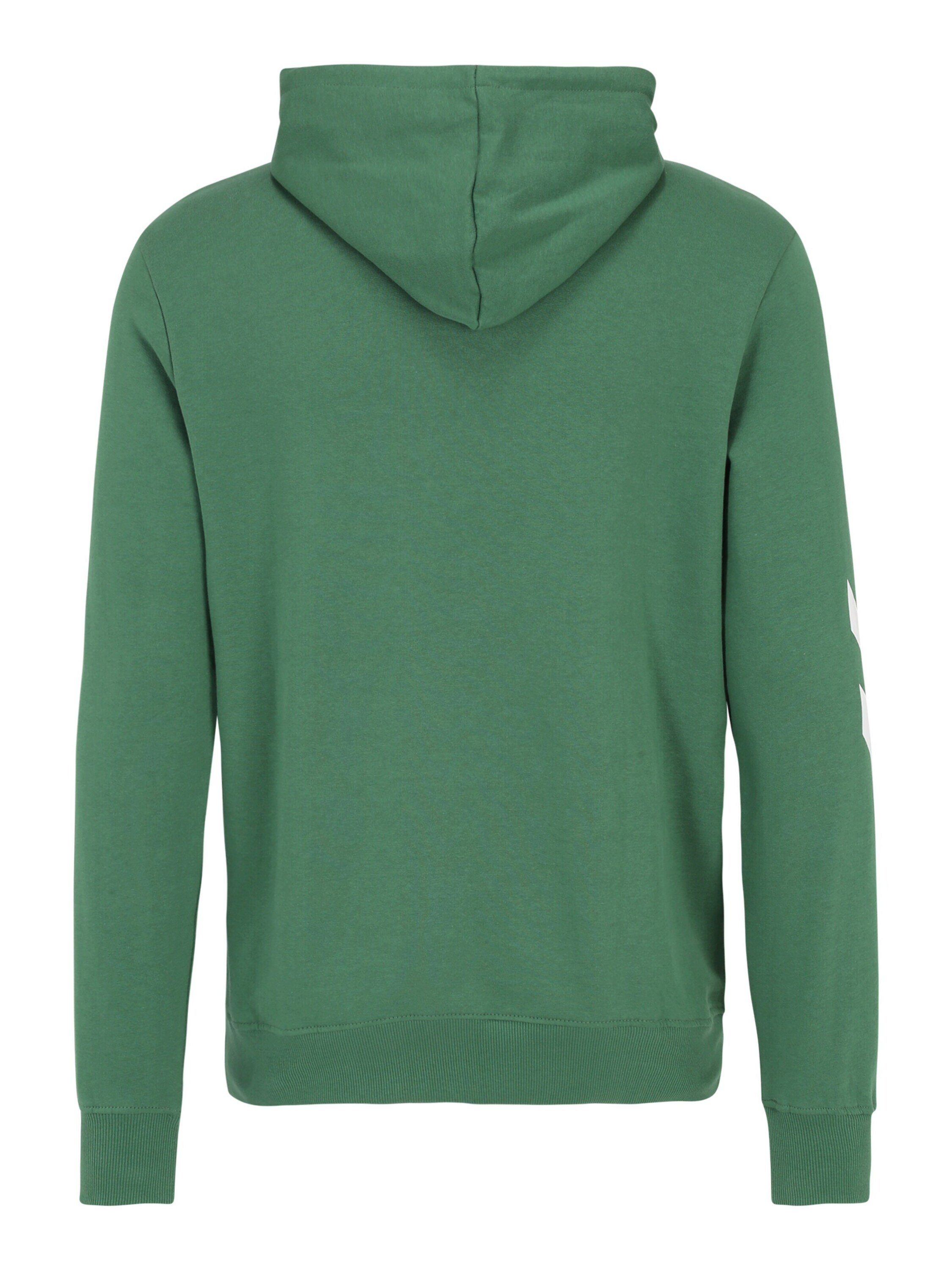 Plain/ohne Grün hummel (1-tlg) Details Sweatshirt
