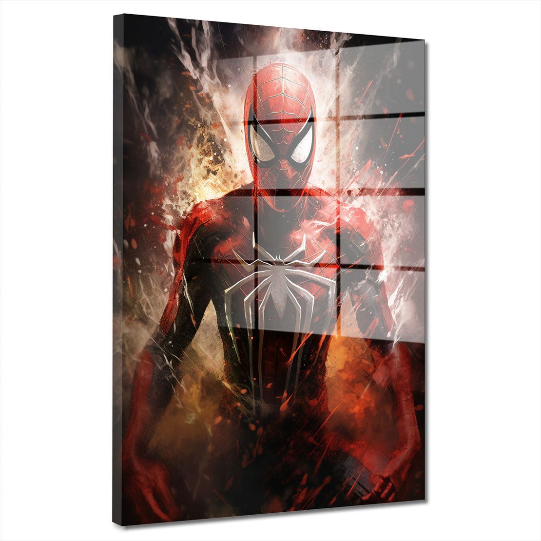 Artedinoi Acrylglasbild Beautiful Spider Man Comic Film Acrylglas Wandbild Bild Wanddeko Wohnz