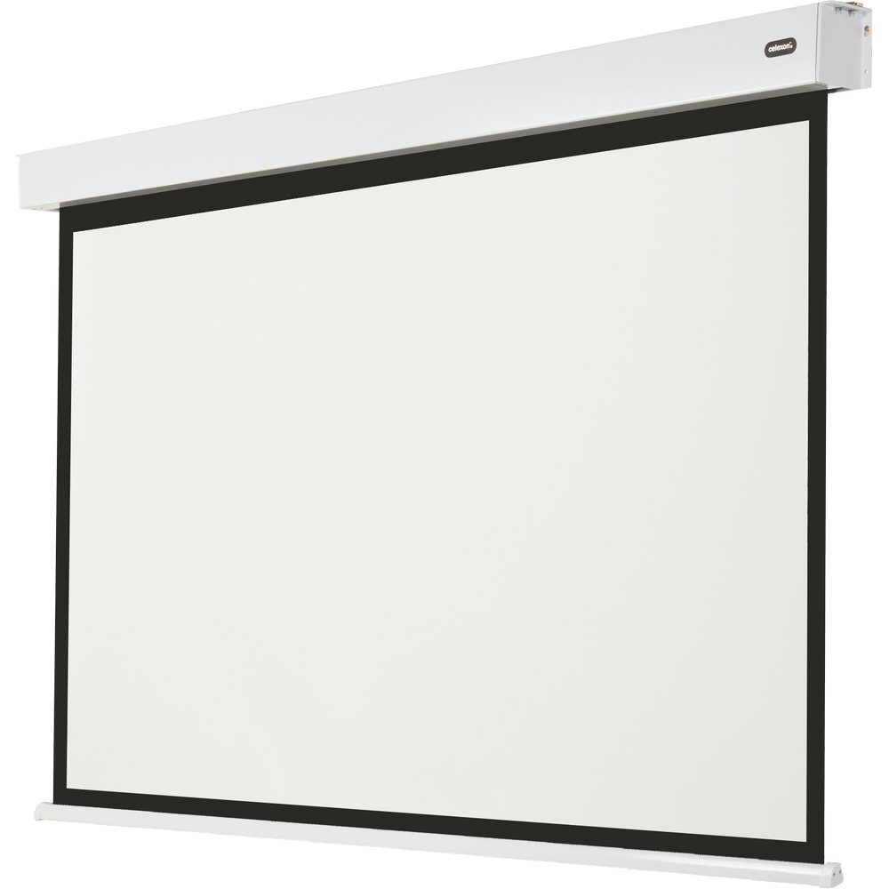 Celexon Professional Plus Motorleinwand (schwarze Rückseite)
