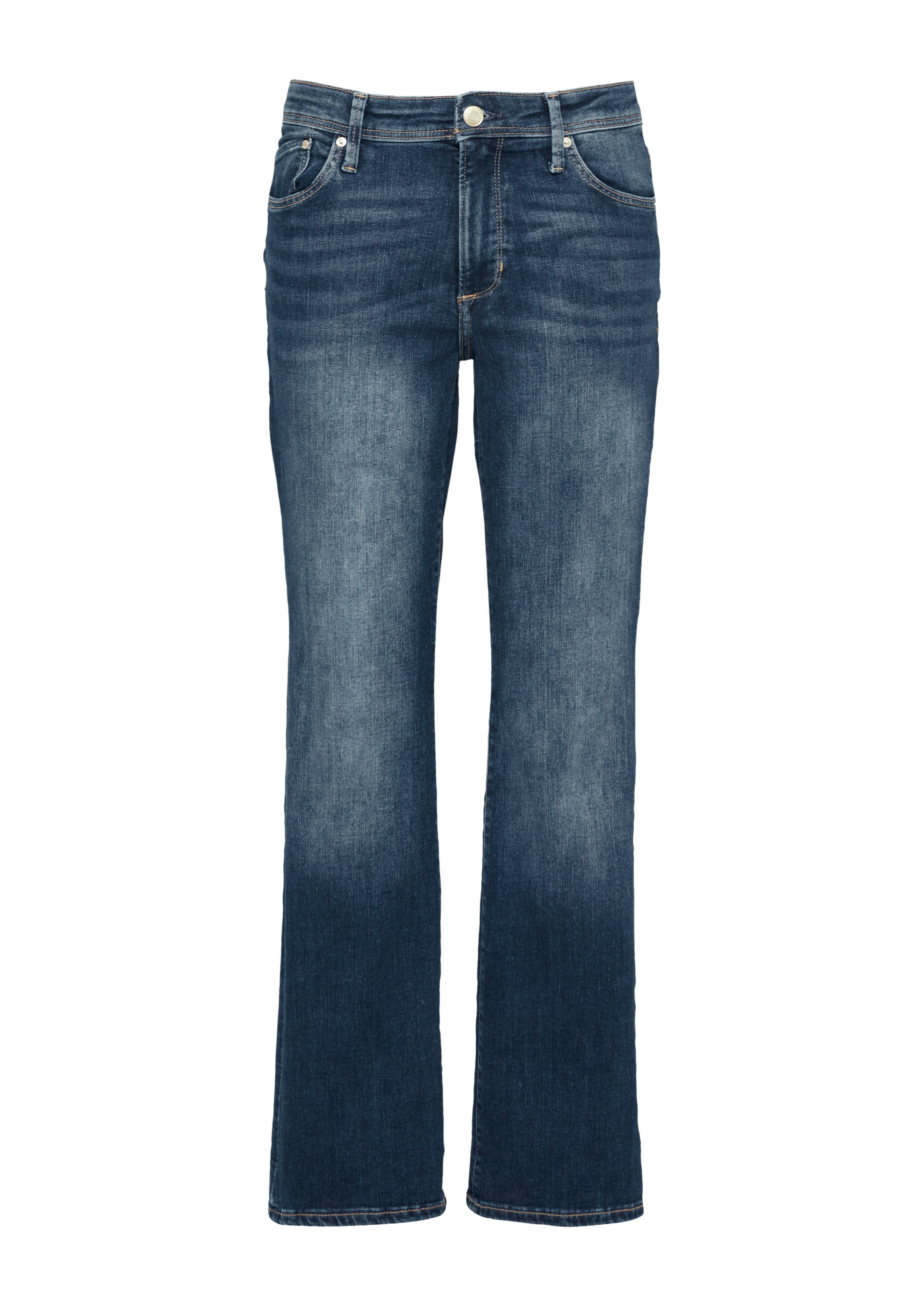 s.Oliver Bootcut-Jeans BEVERLY in Stretch-Qualität, mit Nieten an den Taschen