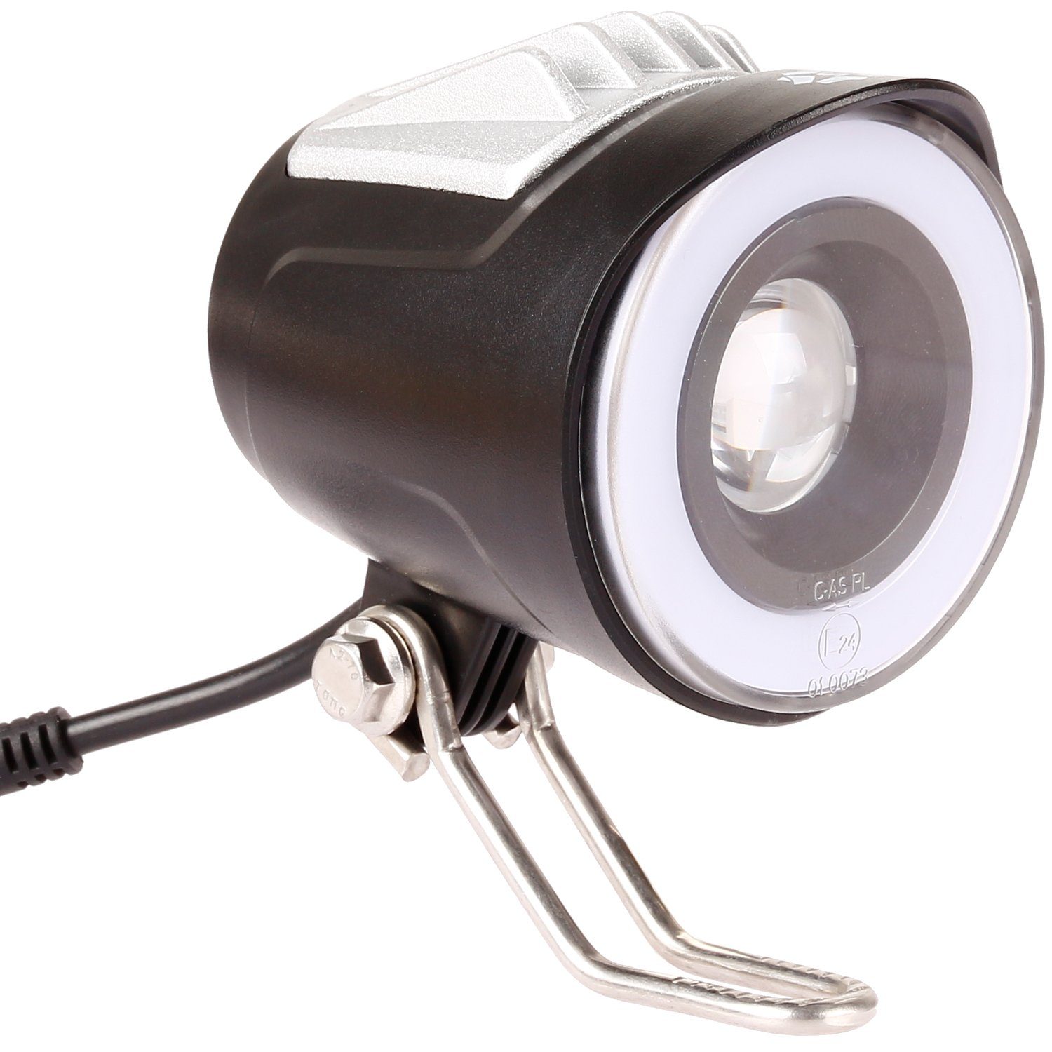 12V für Vorderlicht LED Zulassung Mach1 LED Stirnlampe E-Geprüft StVZO mit E-Scooter (1-St)