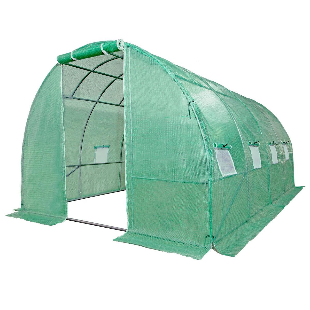 BRAST Foliengewächshaus mit Stahlfundament, 4 Größen, Erdanker, BxTxH: 300 günstig online kaufen
