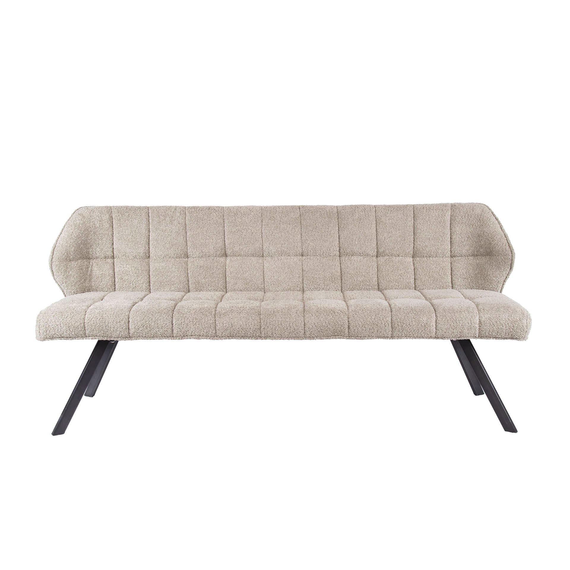 Beauty.Scouts Sitzbank "Bodaway 3", Rich sandfarben, Stahlgestell, robust, 180 x 59 x 84 cm