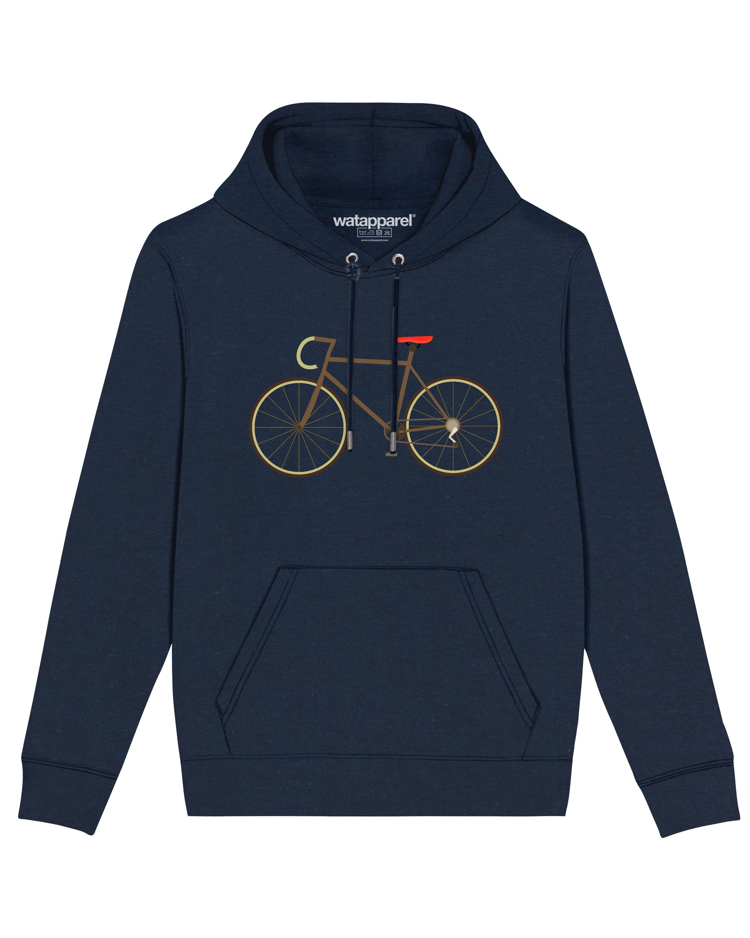 wat? Apparel Sweatshirt Fahrrad (1-tlg) meliert graublau
