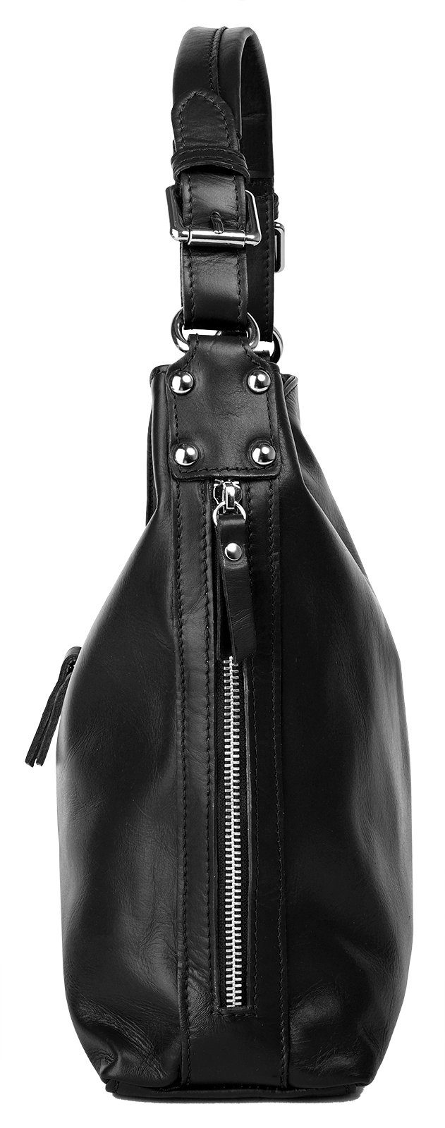 Samantha Look Henkeltasche SAMANTHA LOOK Damen echt Leder, Made in Italy, echt Leder, Made in Italy – Bild 5 von 5