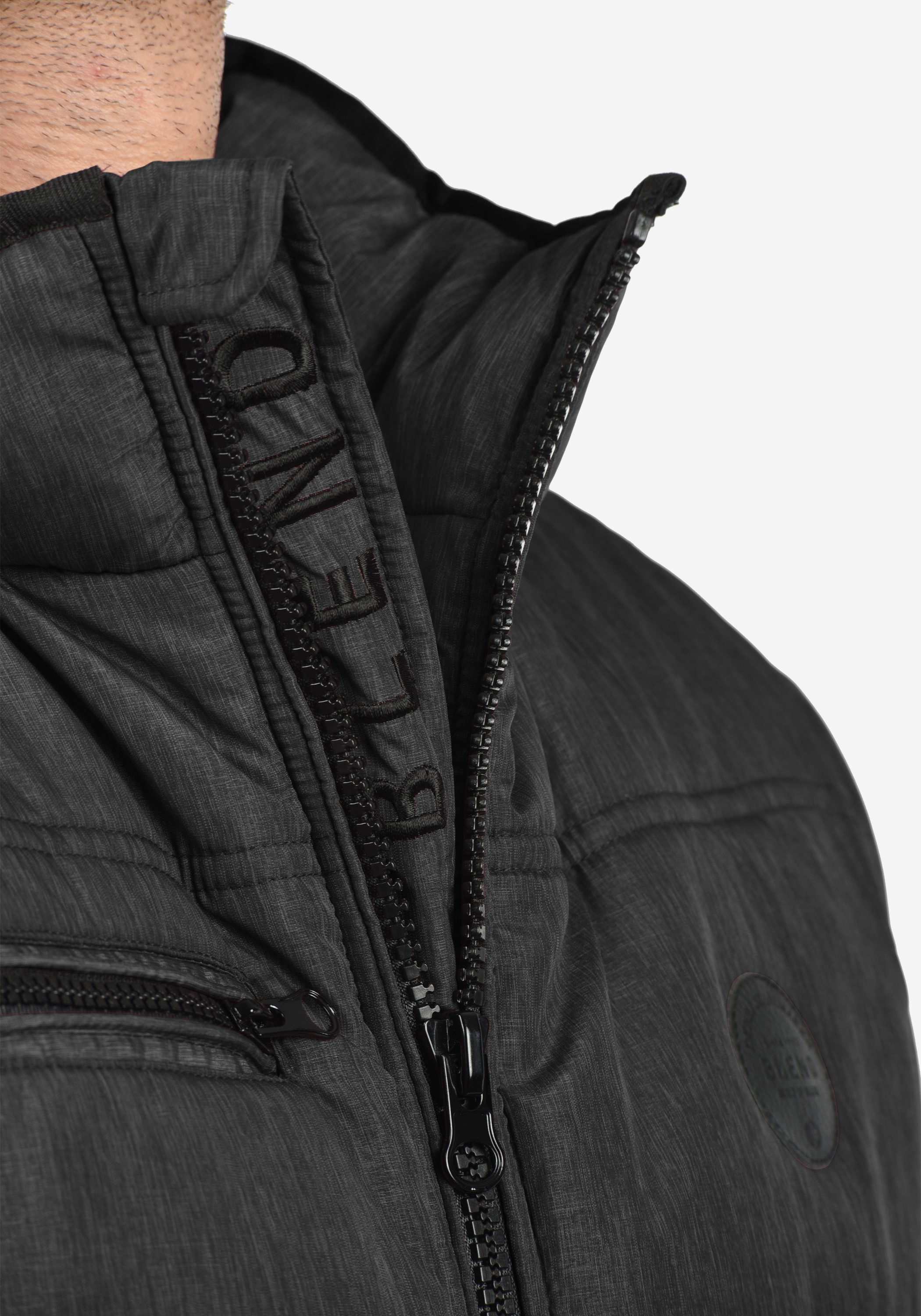 Blend Steppjacke BHBoris (1-St) Winterjacke mit abnehmbarer Kapuze und Teddyfutter
