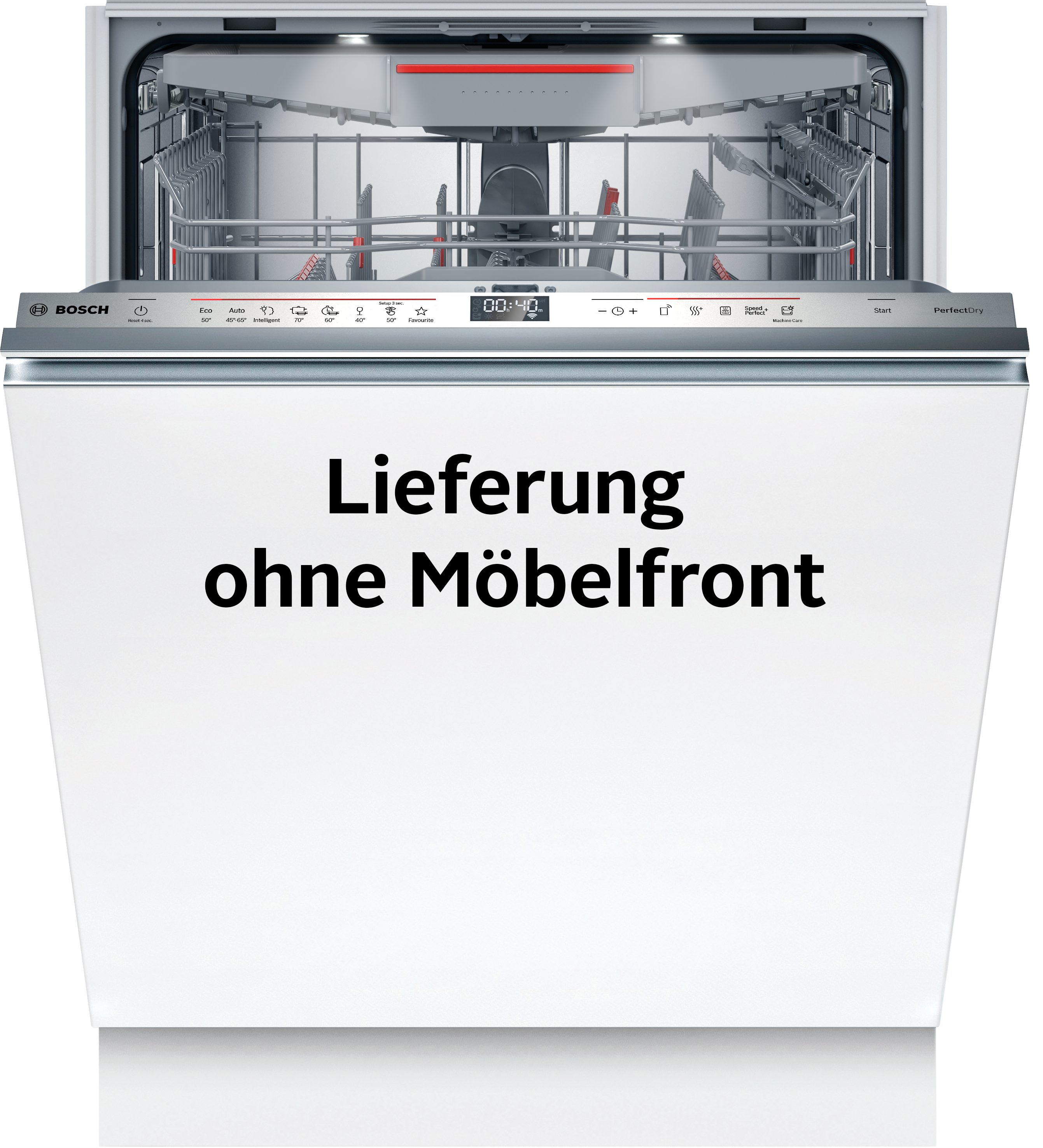 BOSCH vollintegrierbarer Geschirrspüler XXL, Serie 6 SBV6ZCX16E, 14 Maßgedecke