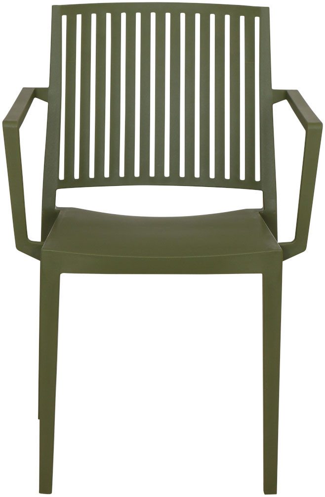 Siena Garden Gartensessel Lane 2er Set Stapelsessel olive (Set, 2-St), Gestell, Polypropylen/Glasfaser