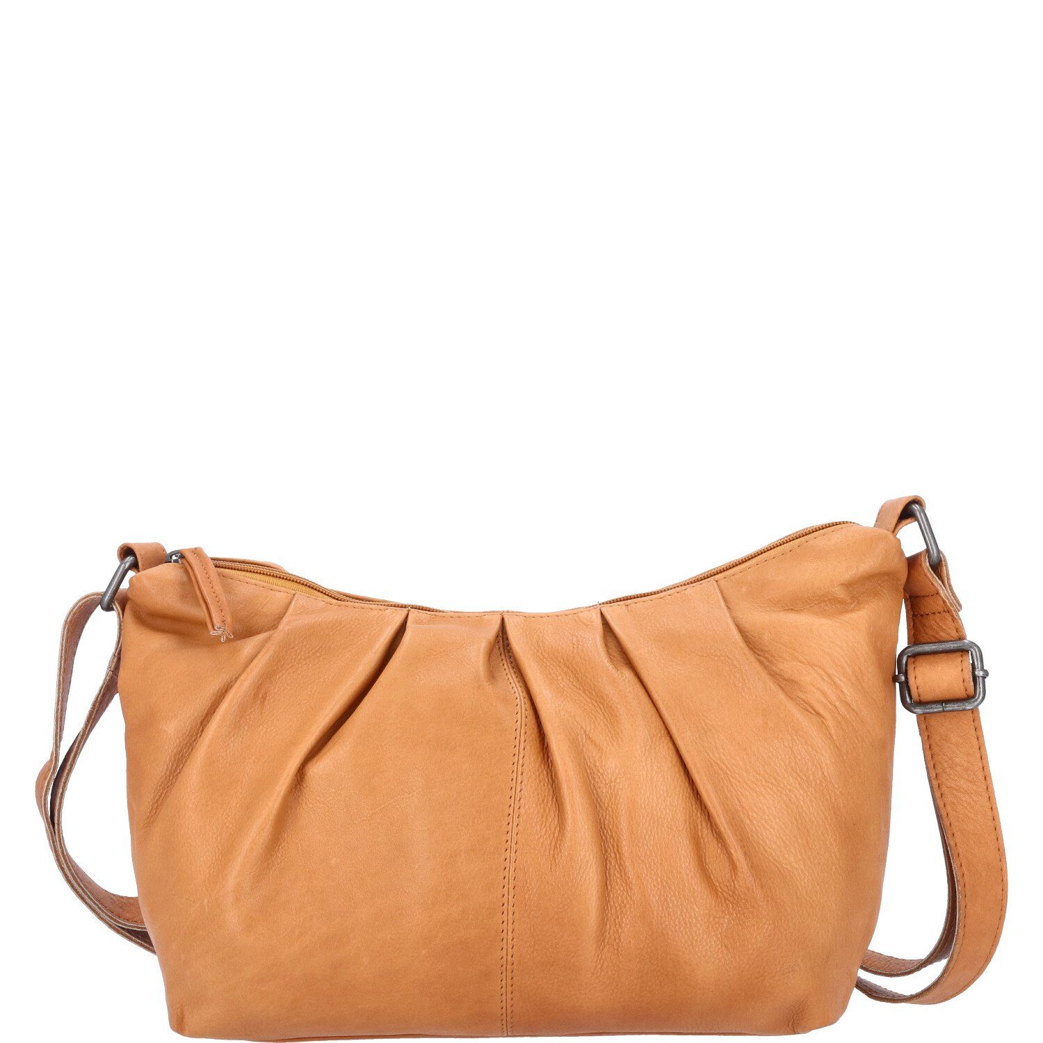The Skandinavian Brand Umhängetasche The Skandinavian Brand Damen Ledertasche, Schultertasche Cognac (1-tlg)